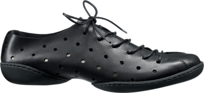 black leather shoe schwarzer Leder Schuh